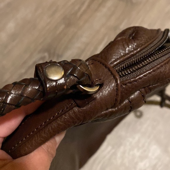 Genuine leather woolrich crossbody/shoulder bag - Picture 7 of 8